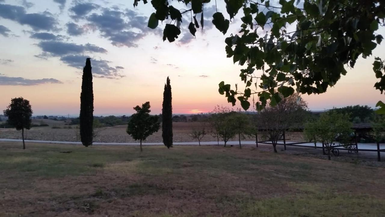 Casa Country House Girasole Crete senesi vakantie huis Asciano Esterno foto