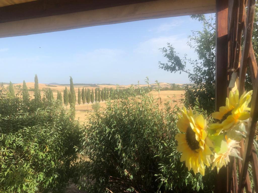 Casa Country House Girasole Crete senesi vakantie huis Asciano Esterno foto