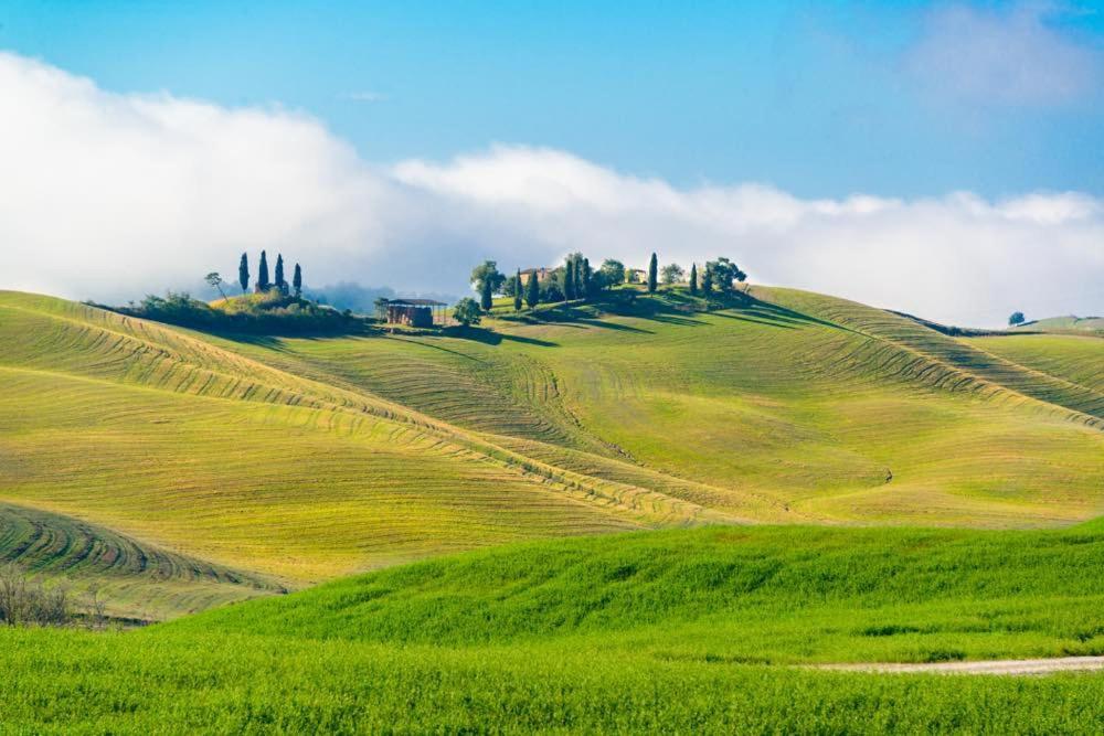 Casa Country House Girasole Crete senesi vakantie huis Asciano Esterno foto