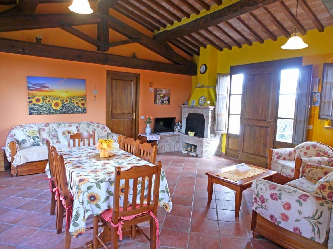Casa Country House Girasole Crete senesi vakantie huis Asciano Esterno foto