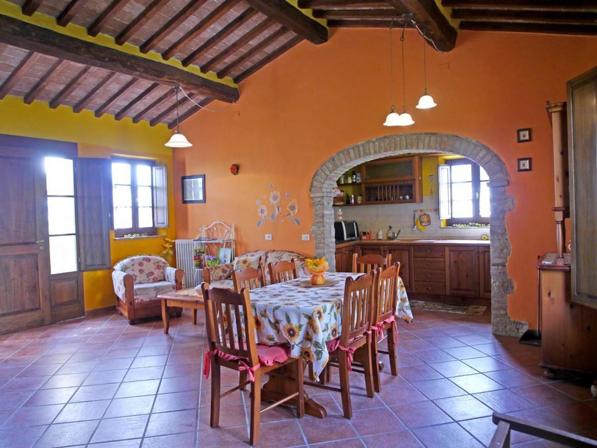 Casa Country House Girasole Crete senesi vakantie huis Asciano Esterno foto