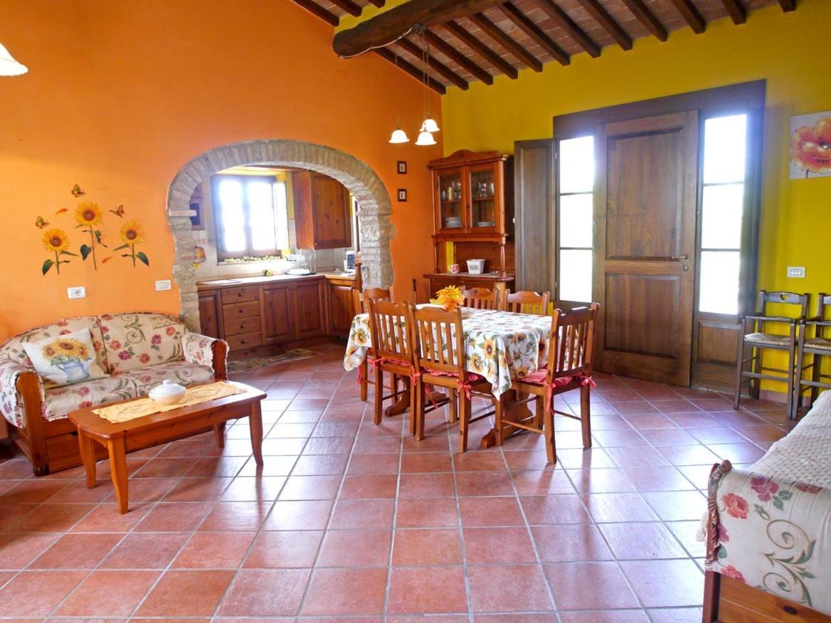 Casa Country House Girasole Crete senesi vakantie huis Asciano Esterno foto