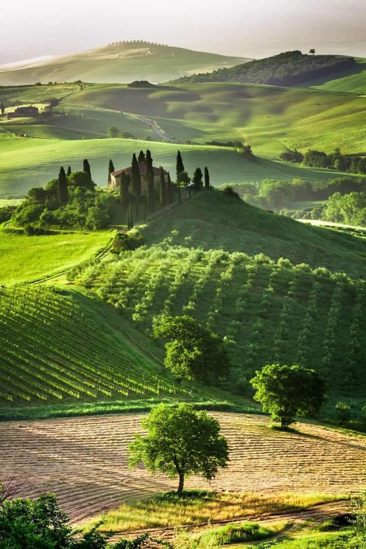 Casa Country House Girasole Crete senesi vakantie huis Asciano Esterno foto
