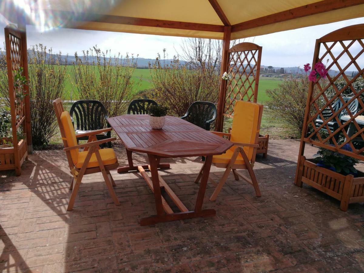 Casa Country House Girasole Crete senesi vakantie huis Asciano Esterno foto