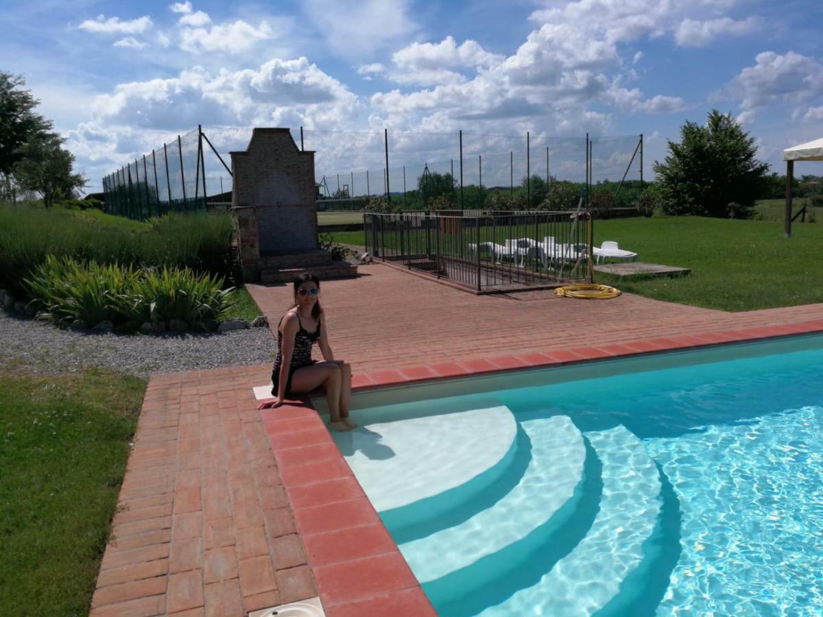 Casa Country House Girasole Crete senesi vakantie huis Asciano Esterno foto